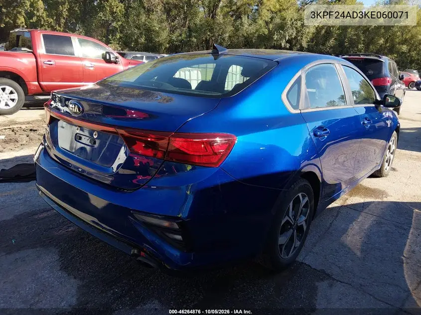 2019 KIA FORTE VIN 3KPF24AD3KE060071 — фото 4