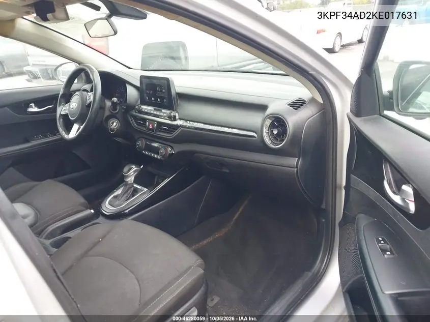 2019 KIA FORTE VIN 3KPF34AD2KE017631 — фото 5