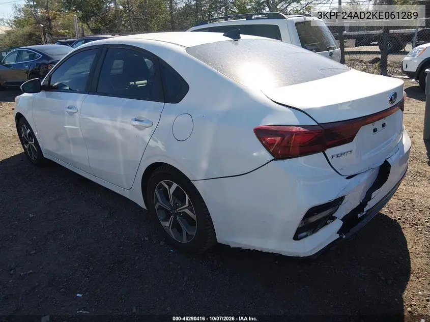 2019 KIA FORTE VIN 3KPF24AD2KE061289 — фото 3