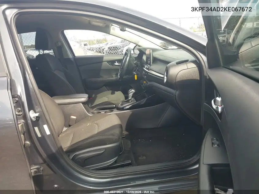 2019 KIA FORTE VIN 3KPF34AD2KE067672 — фото 5