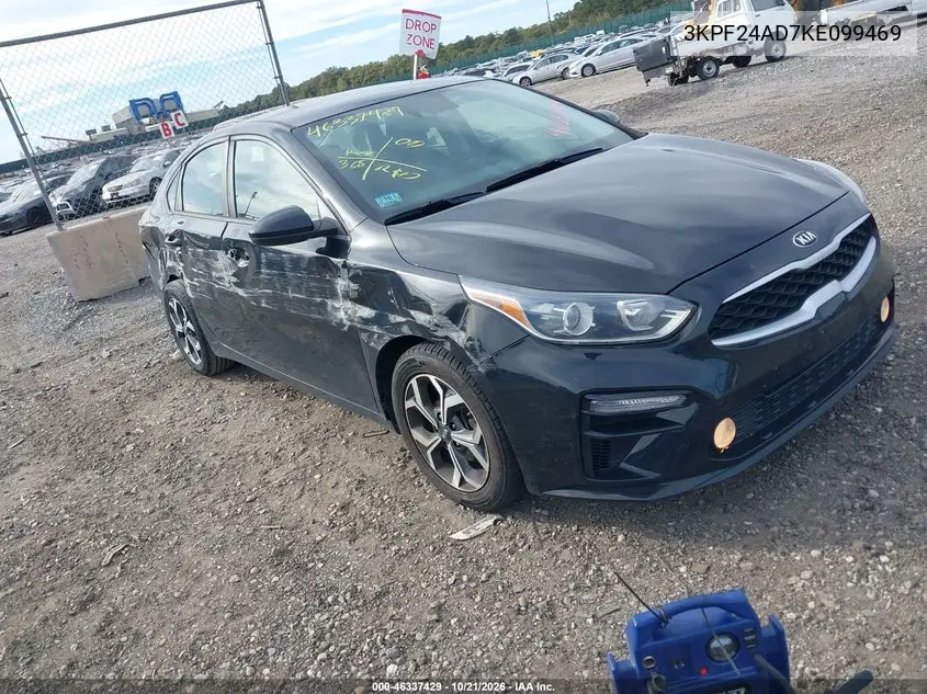 KIA FORTE 2019, VIN 3KPF24AD7KE099469