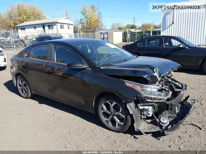 KIA FORTE 2019, VIN 3KPF24AD7KE099326