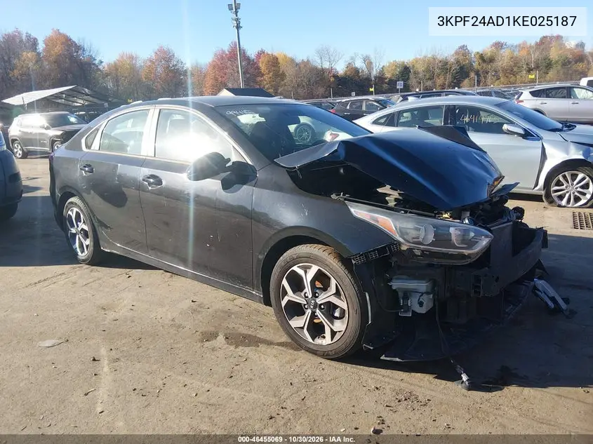 KIA FORTE 2019, VIN 3KPF24AD1KE025187