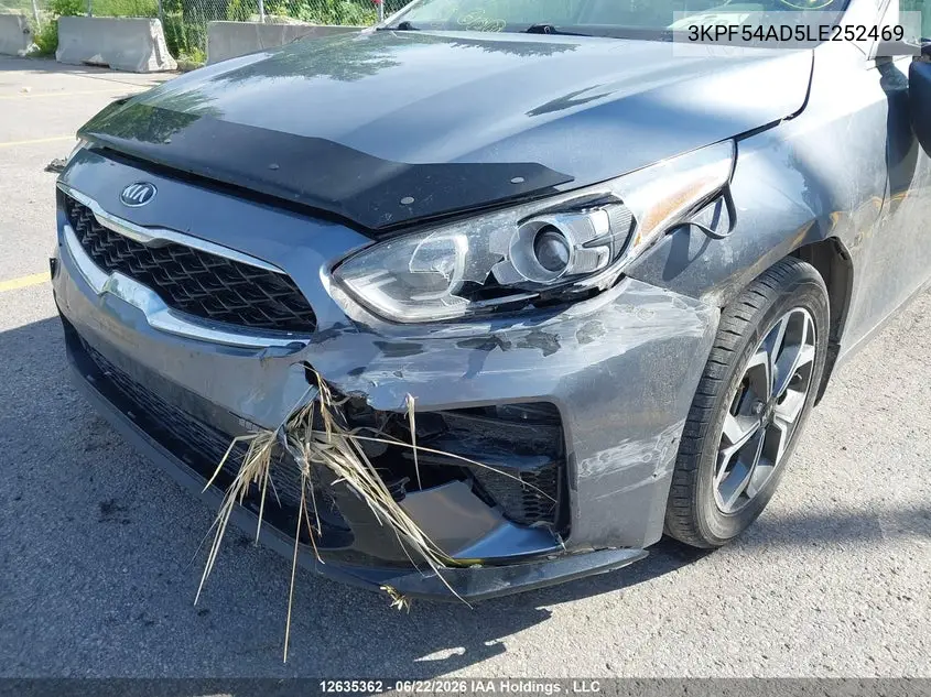2020 KIA FORTE VIN 3KPF54AD5LE252469 — фото 6