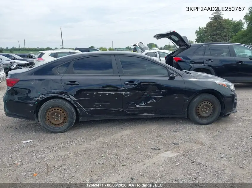2020 KIA FORTE VIN 3KPF24AD2LE250767 — фото 14