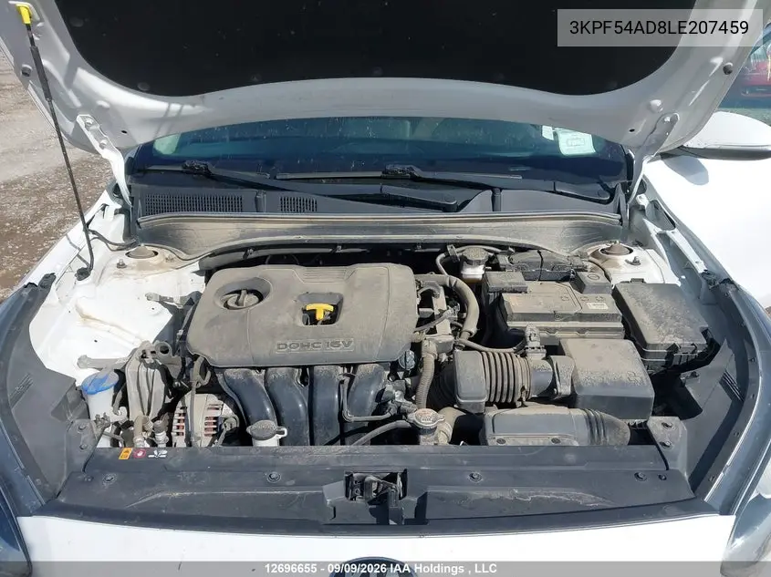 2020 KIA FORTE VIN 3KPF54AD8LE207459 — фото 10