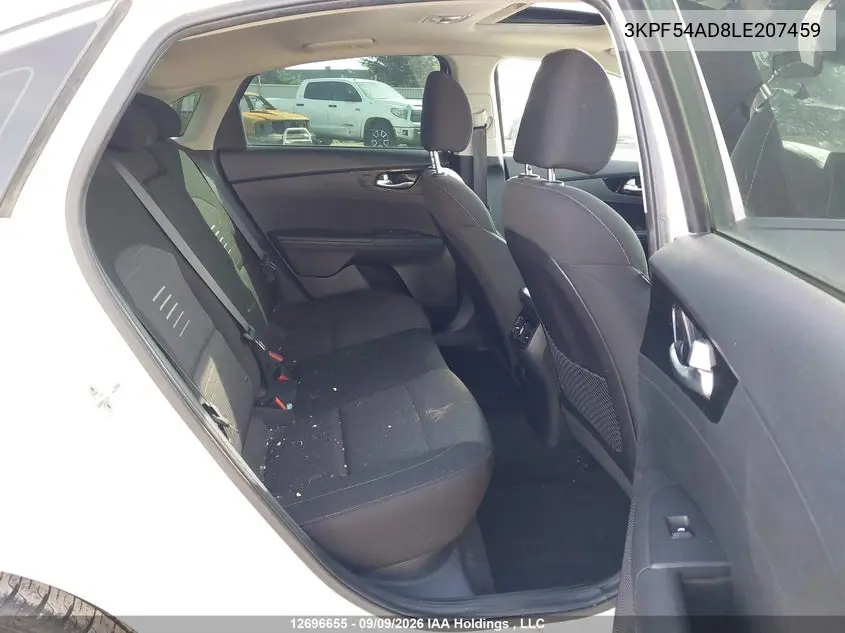 2020 KIA FORTE VIN 3KPF54AD8LE207459 — фото 8