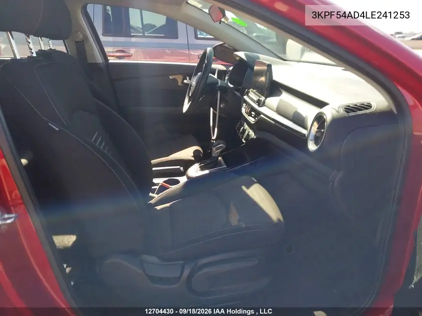 2020 KIA FORTE VIN 3KPF54AD4LE241253 — фото 5