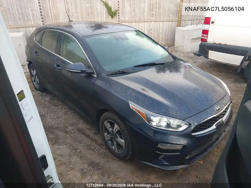 KIA FORTE 2020, VIN KNAF55AC7L5056104