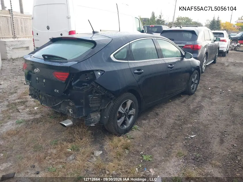 2020 KIA FORTE VIN KNAF55AC7L5056104 — фото 4