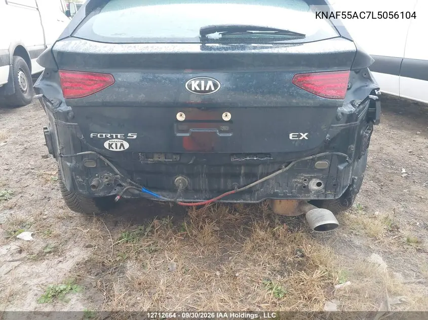 2020 KIA FORTE VIN KNAF55AC7L5056104 — фото 6