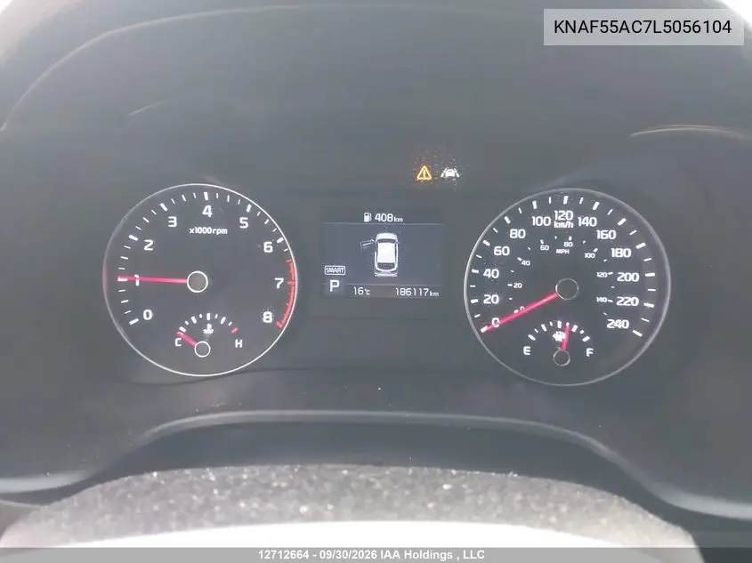 2020 KIA FORTE VIN KNAF55AC7L5056104 — фото 7