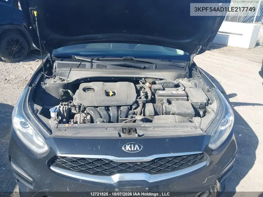 2020 KIA FORTE VIN 3KPF54AD1LE217749 — фото 10