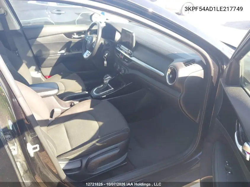 2020 KIA FORTE VIN 3KPF54AD1LE217749 — фото 5
