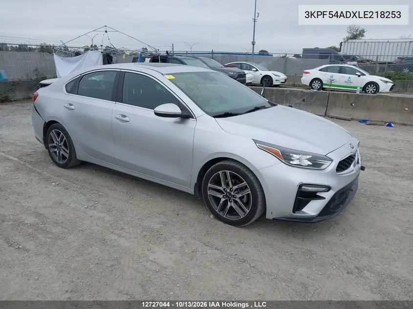 KIA FORTE 2020, VIN 3KPF54ADXLE218253