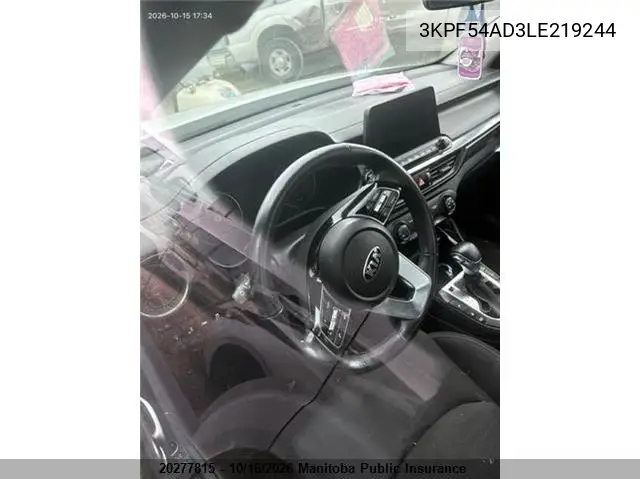 2020 KIA FORTE VIN 3KPF54AD3LE219244 — фото 5