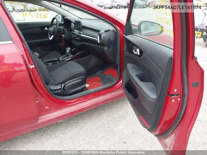 2020 KIA FORTE VIN 3KPF54AD7LE161574 — фото 5