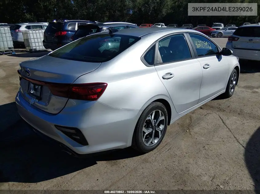 2020 KIA FORTE VIN 3KPF24AD4LE239026 — фото 4