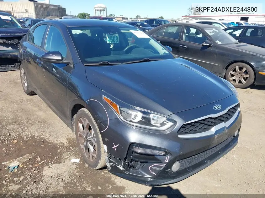 KIA FORTE 2020, VIN 3KPF24ADXLE244800