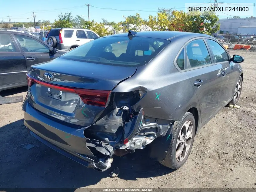 2020 KIA FORTE VIN 3KPF24ADXLE244800 — фото 4