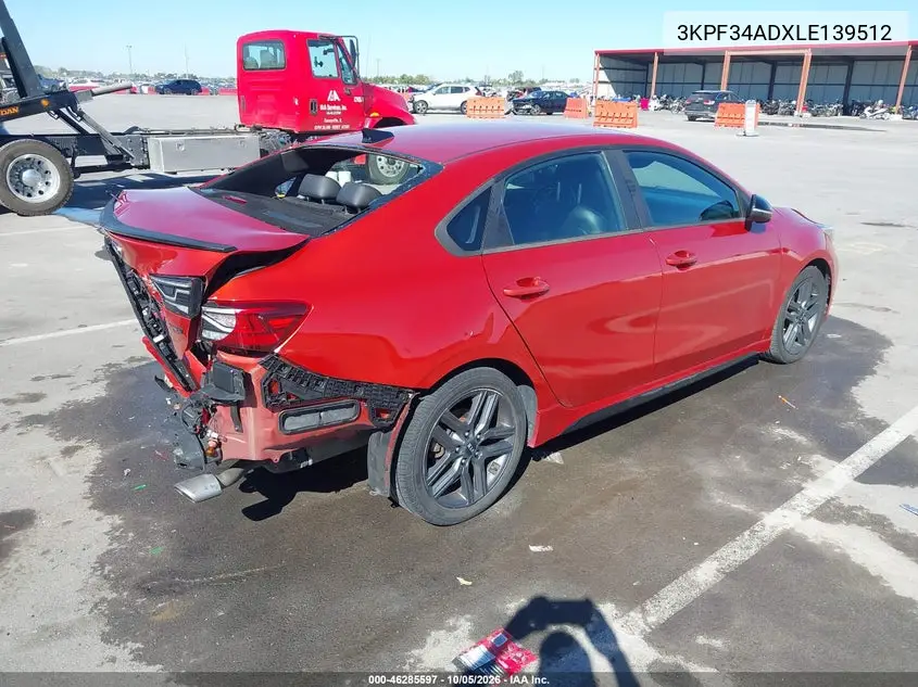 2020 KIA FORTE VIN 3KPF34ADXLE139512 — фото 4