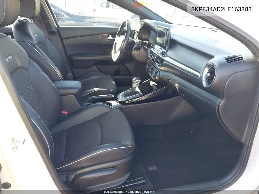 2020 KIA FORTE VIN 3KPF34AD2LE163383 — фото 5
