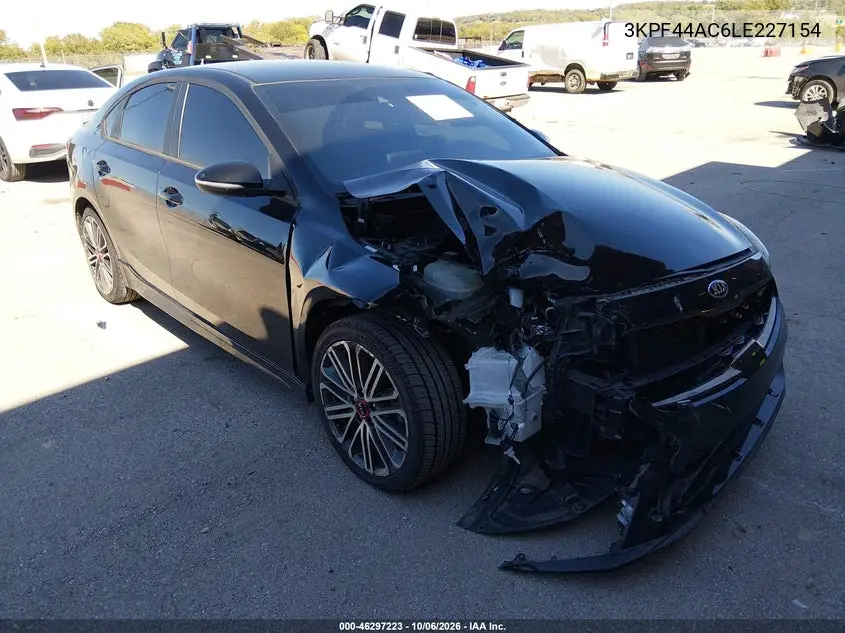 KIA FORTE 2020, VIN 3KPF44AC6LE227154