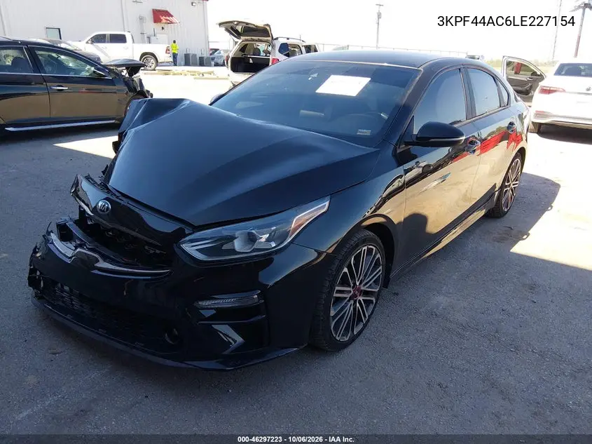 2020 KIA FORTE VIN 3KPF44AC6LE227154 — фото 2