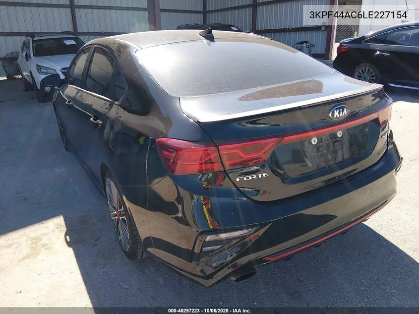 2020 KIA FORTE VIN 3KPF44AC6LE227154 — фото 3