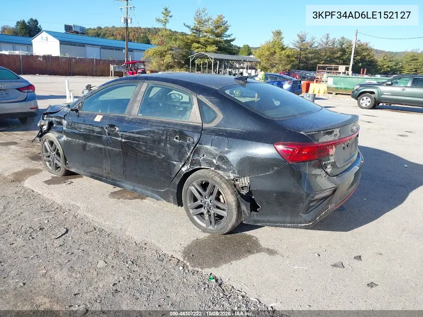 2020 KIA FORTE VIN 3KPF34AD6LE152127 — фото 3