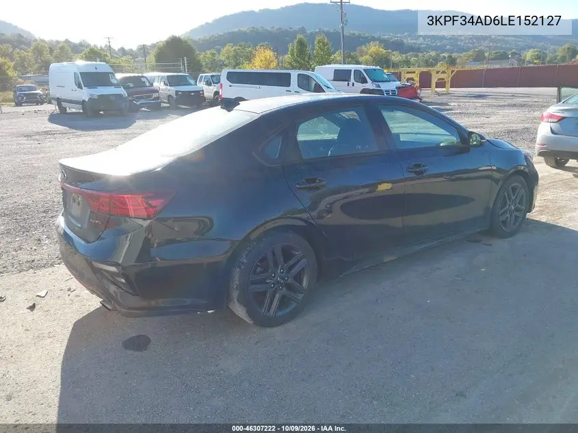2020 KIA FORTE VIN 3KPF34AD6LE152127 — фото 4