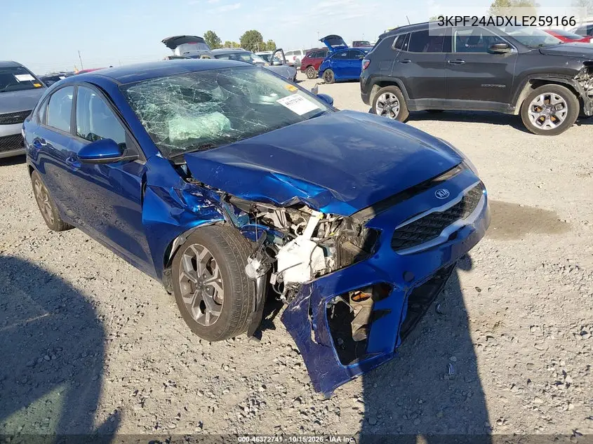 KIA FORTE 2020, VIN 3KPF24ADXLE259166