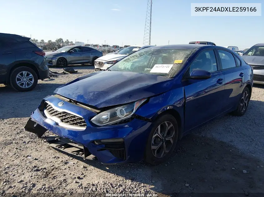 2020 KIA FORTE VIN 3KPF24ADXLE259166 — фото 2