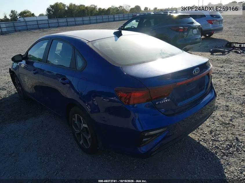 2020 KIA FORTE VIN 3KPF24ADXLE259166 — фото 3