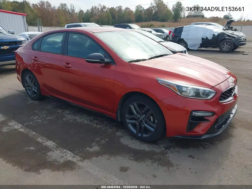 KIA FORTE 2020, VIN 3KPF34AD9LE153661