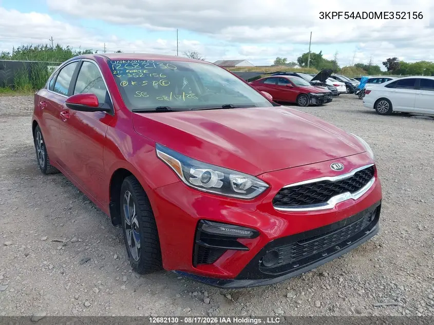 KIA FORTE 2021, VIN 3KPF54AD0ME352156