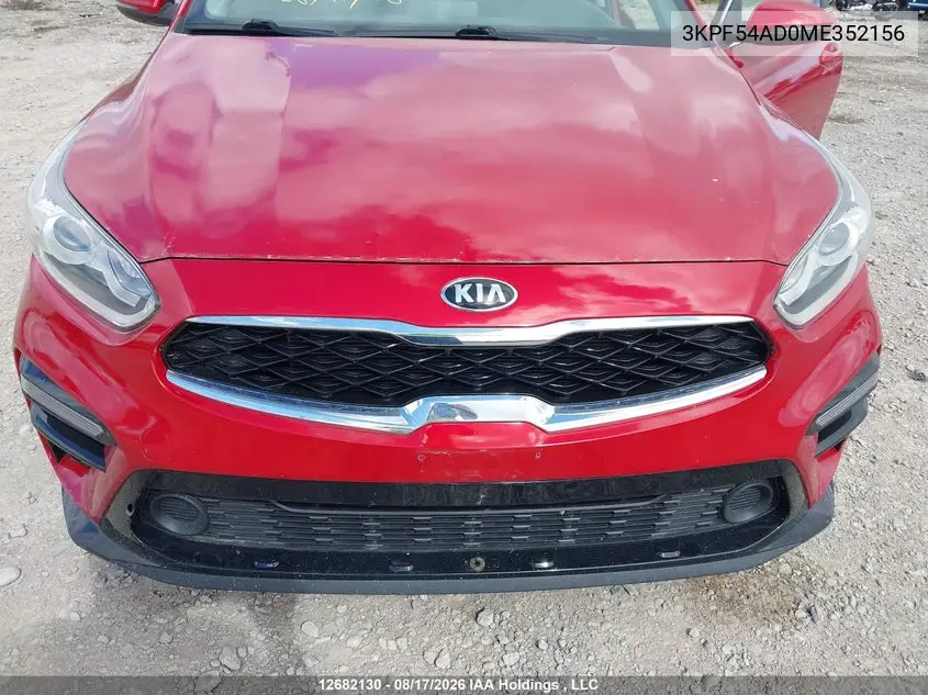 2021 KIA FORTE VIN 3KPF54AD0ME352156 — фото 6