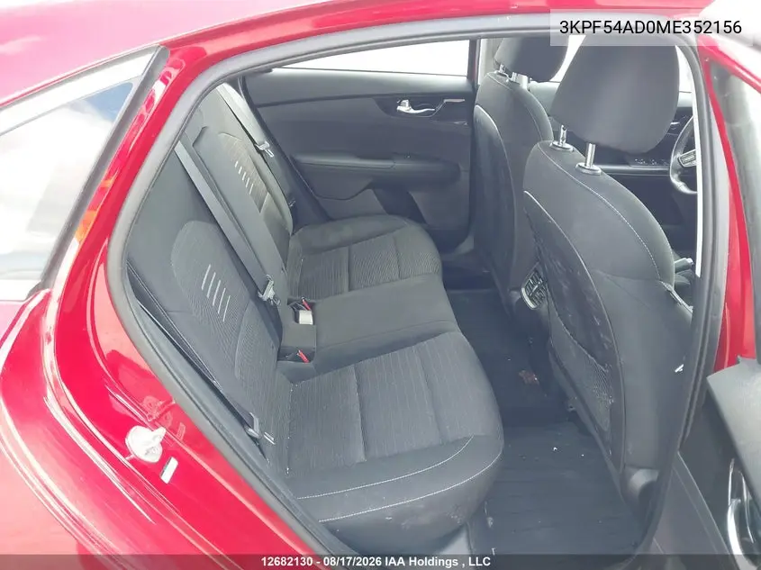 2021 KIA FORTE VIN 3KPF54AD0ME352156 — фото 8