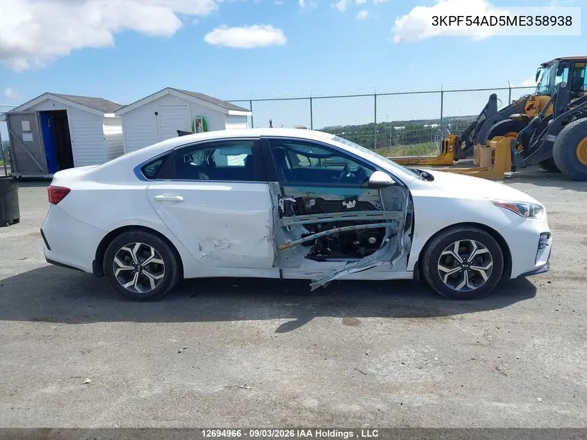 2021 KIA FORTE VIN 3KPF54AD5ME358938 — фото 13