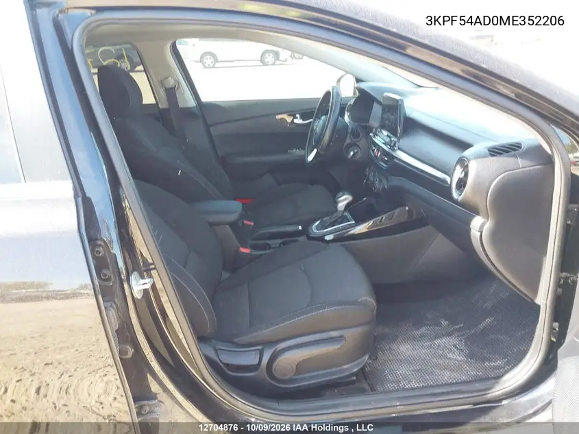 2021 KIA FORTE VIN 3KPF54AD0ME352206 — фото 5