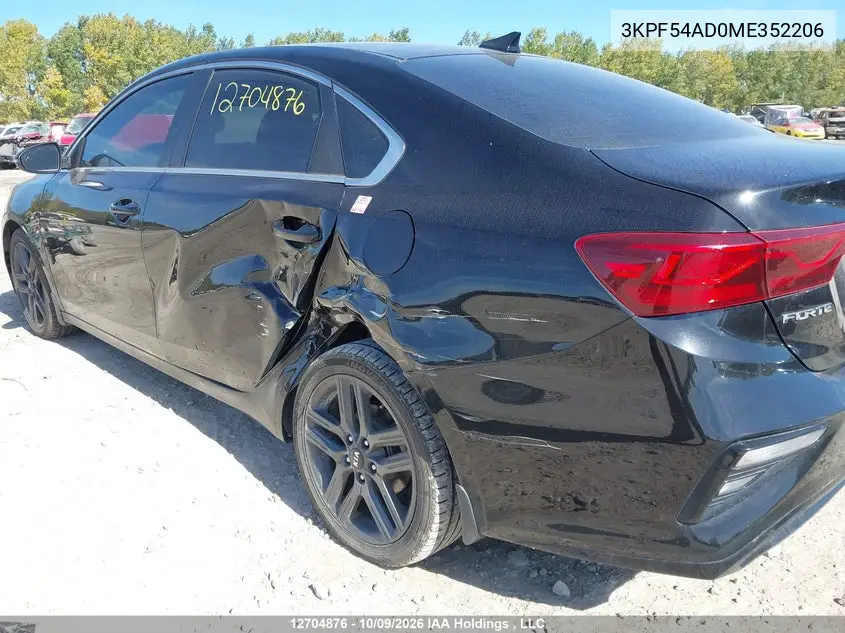 2021 KIA FORTE VIN 3KPF54AD0ME352206 — фото 6