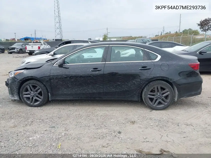 2021 KIA FORTE VIN 3KPF54AD7ME293736 — фото 14