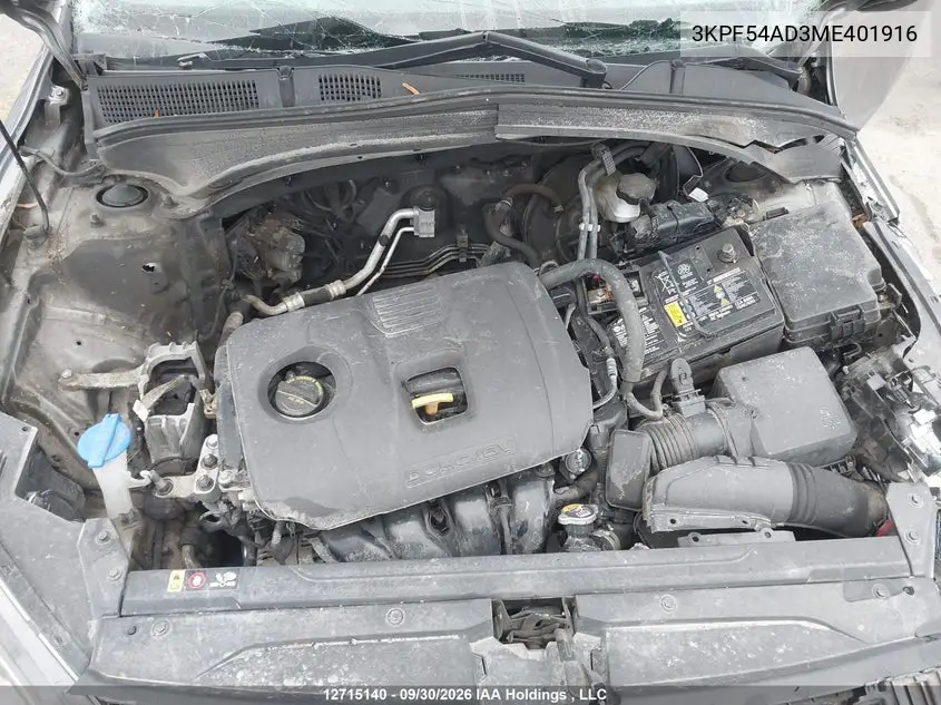 2021 KIA FORTE VIN 3KPF54AD3ME401916 — фото 10