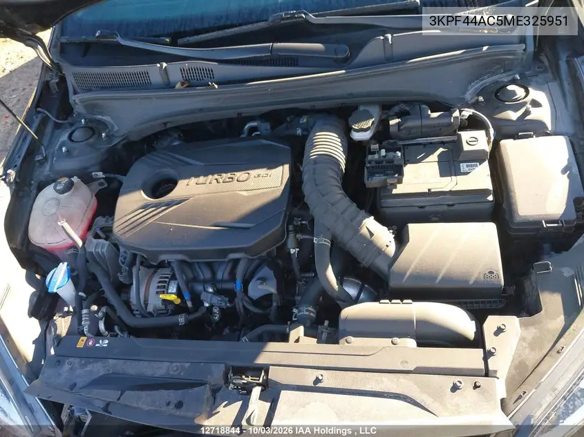 2021 KIA FORTE VIN 3KPF44AC5ME325951 — фото 10