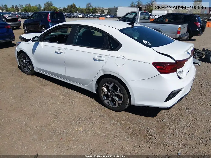 2021 KIA FORTE VIN 3KPF24AD9ME405686 — фото 3