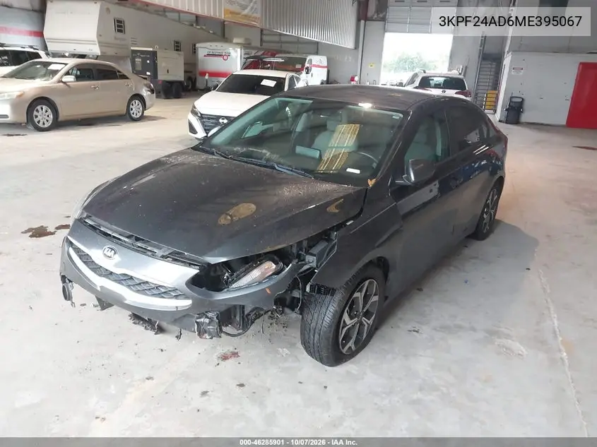 2021 KIA FORTE VIN 3KPF24AD6ME395067 — фото 2
