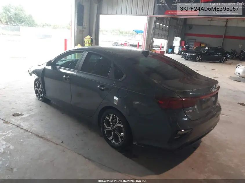 2021 KIA FORTE VIN 3KPF24AD6ME395067 — фото 3