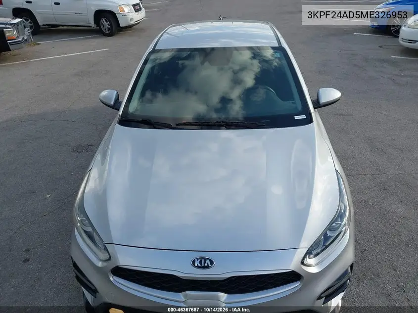 2021 KIA FORTE VIN 3KPF24AD5ME326953 — фото 6