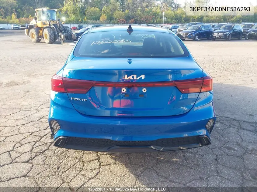 2022 KIA FORTE VIN 3KPF34AD0NE536293 — фото 16