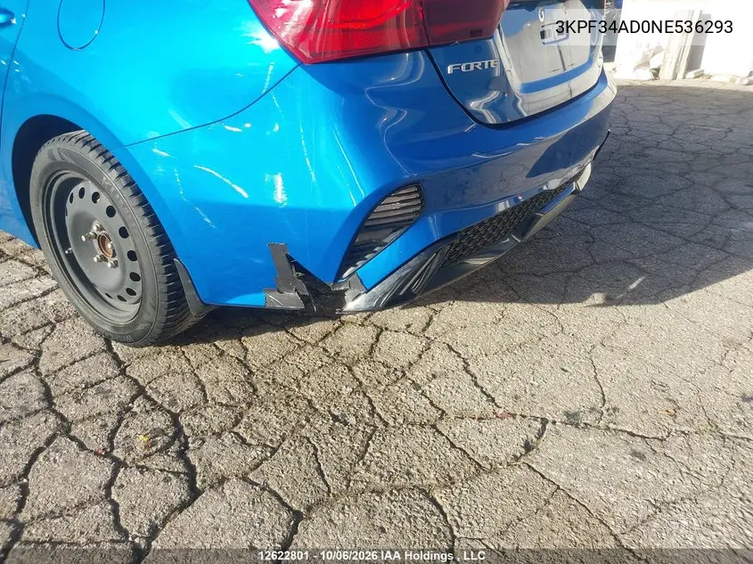 2022 KIA FORTE VIN 3KPF34AD0NE536293 — фото 6